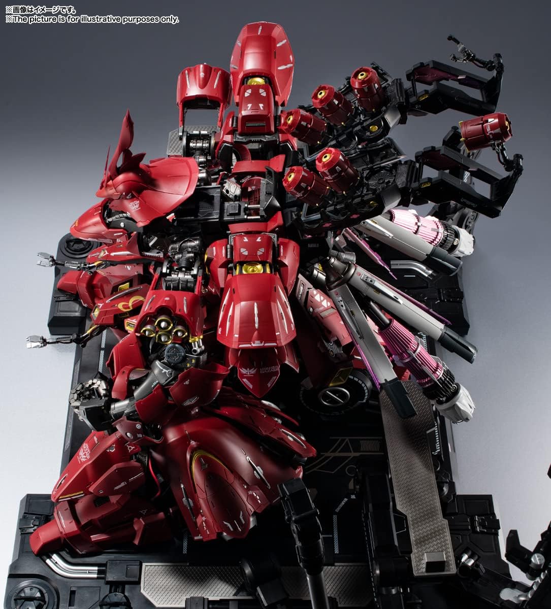 BANDAI サザビー バンダイスピリッツ METAL STRUCTURE 解体匠機 機動戦士ガンダム 逆襲のシャア MSN-04 約430mm 塗装済み可動フィギュア