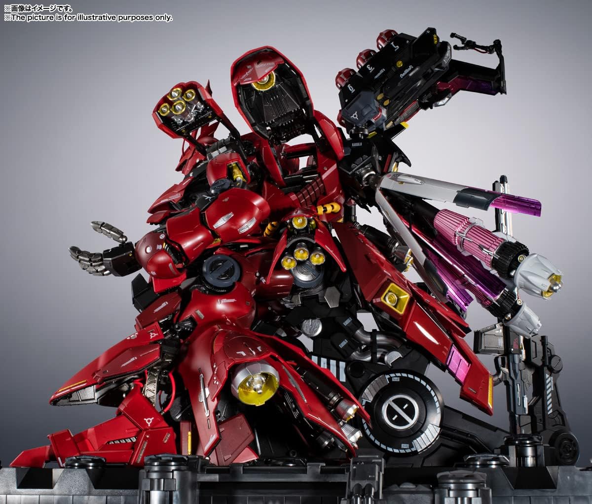 BANDAI サザビー バンダイスピリッツ METAL STRUCTURE 解体匠機 機動戦士ガンダム 逆襲のシャア MSN-04 約430mm 塗装済み可動フィギュア